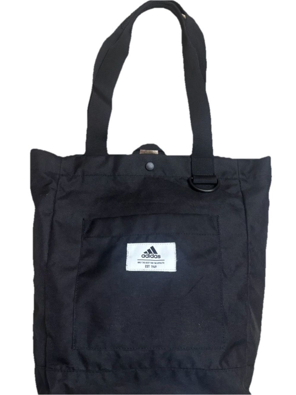 Adidas Everyday Tote Bag Black Sustainable Recycled Polyester | Minimalist chic